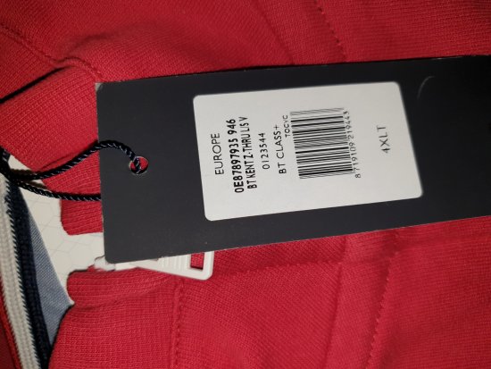 Tommy Hilfiger Kent Zip Thru Sweatshirt Red - Motleys verrückter April-Sale - 