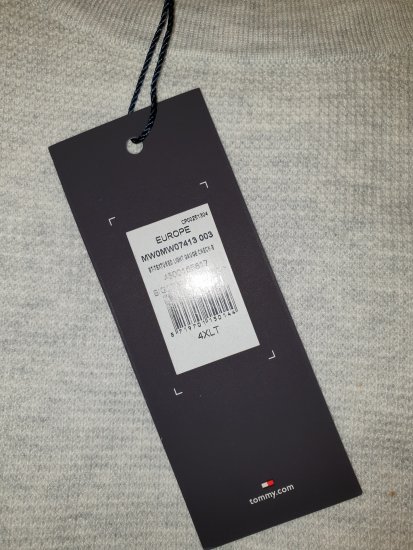 Tommy Hilfiger Sweater Light Grey - Motleys verrückter April-Sale - 