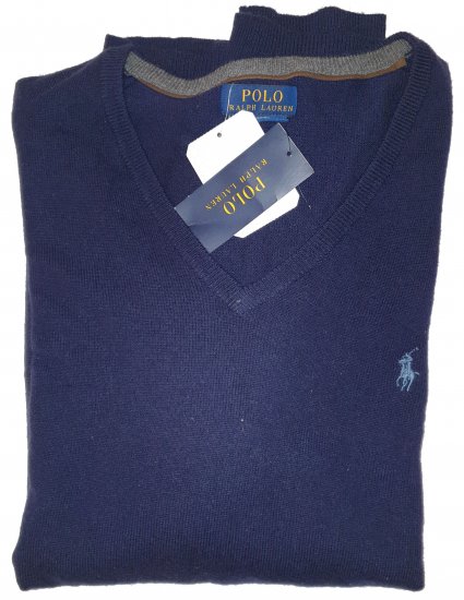 Ralph Lauren M Classics NavyBlue Sweater - Motleys verrückter April-Sale - 