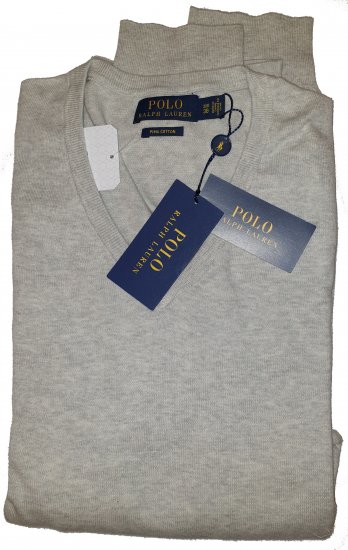 Polo Ralph Lauren 4001 Sweater Grey - Motleys verrückter April-Sale - 