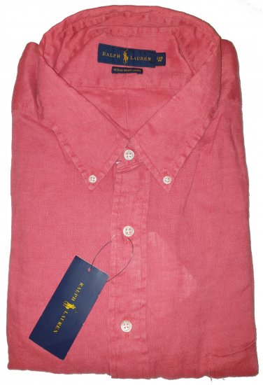 Polo Ralph Lauren TC7I Shirt Rustic Red - Motleys verrückter April-Sale - 
