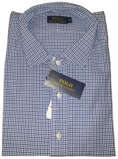 Polo Ralph Lauren TC6W Long Sleeve Shirt Navy/White - Motleys verrückter April-Sale - 
