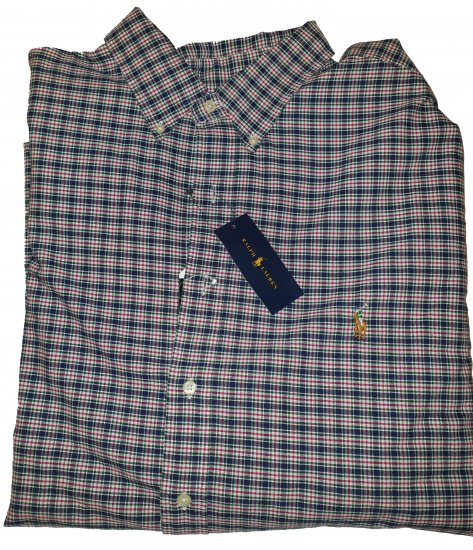 Polo Ralph Lauren TC6M Shirt Navy/Pink - Motleys verrückter April-Sale - 