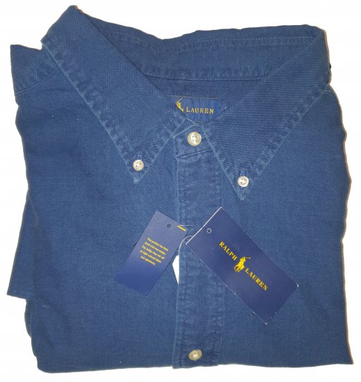 Polo Ralph Lauren 0003 Indigo Shirt - Motleys verrückter April-Sale - 