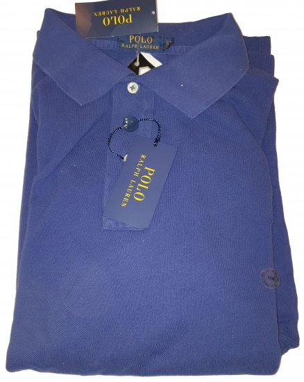 Ralph Lauren TC7C Polo Yale Blue - Motleys verrückter April-Sale - 