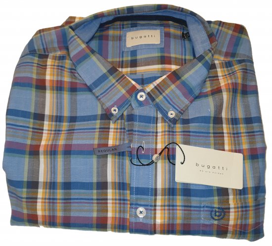 Bugatti 98333 Short Sleeve Shirt - Motleys verrückter April-Sale - 