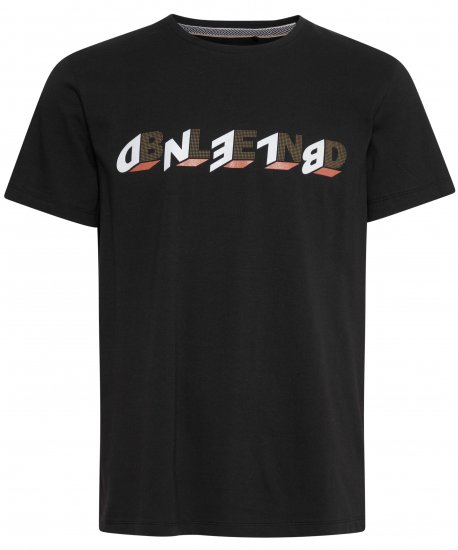 Blend 4795 T-Shirt Black - Herren-T-Shirts - Herren-T-Shirts in großen Größen