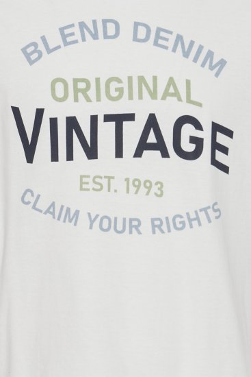 Blend 5018 T-Shirt white - Herren-T-Shirts - Herren-T-Shirts in großen Größen