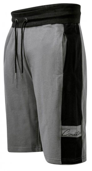 D555 Casper Couture Elasticated Waistband Shorts Grey - Jogginghosen für herren - Jogginghosen für Herren in großen Größen