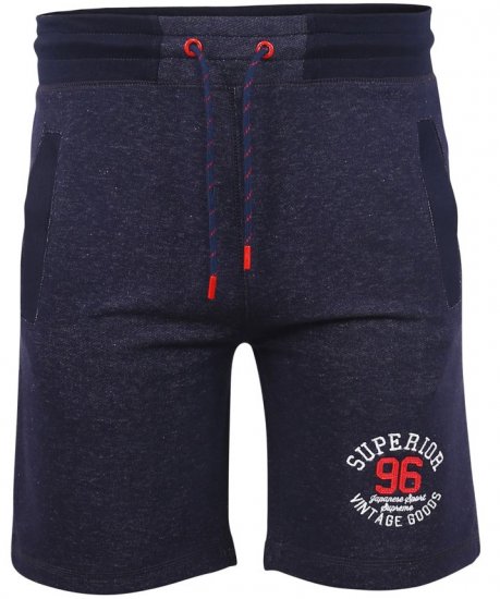 D555 HARLOW Jersey Shorts Denim Marl - Jogginghosen für herren - Jogginghosen für Herren in großen Größen