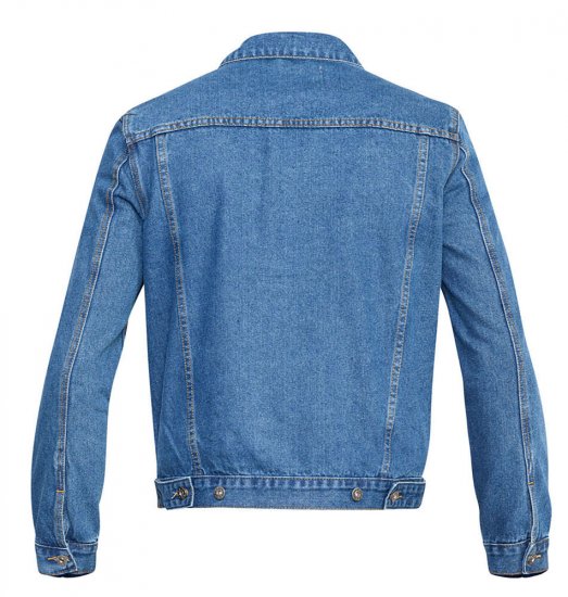 Duke Trucker Jeansjacke Blau - Herren jacken - Herren Jacken in großen Größen