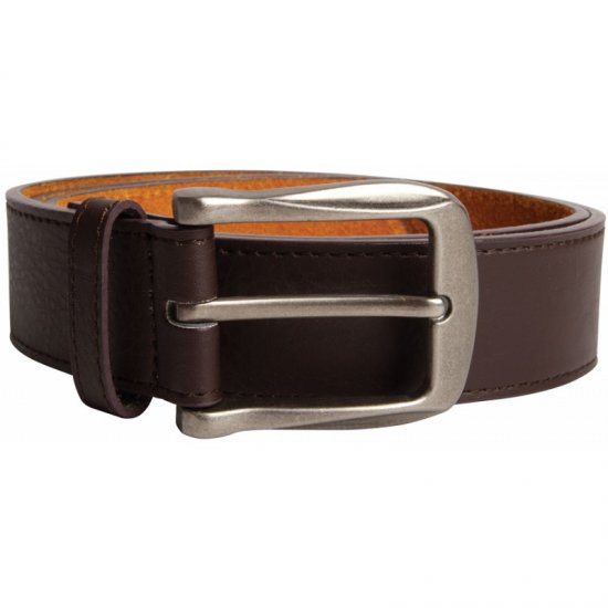 D555 Harrison Ledergürtel Braun, 4cm - Lange gürtel - Lange Gürtel für Männer