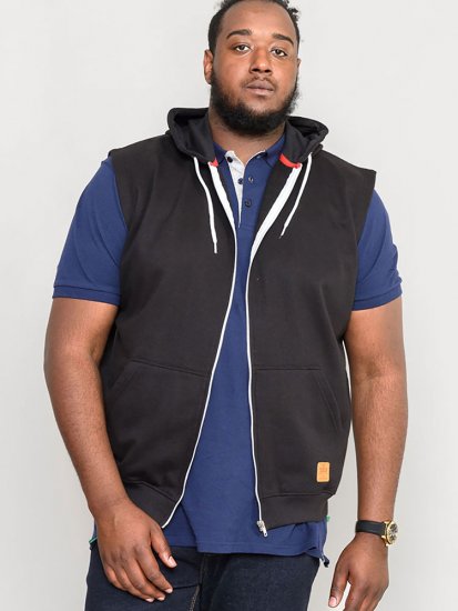 D555 Blake Hood Black - Herren-sweater und -hoodies - Herren-Sweater und -Hoodies in großen Größen