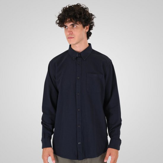 Double Outfitters GS-5225 Oxfordhemd Navyblau - Herrenhemden - Herrenhemden in großen Größen