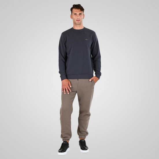 Double Outfitters MTOP-1141 Sweatshirt Anthrazit - Herren-sweater und -hoodies - Herren-Sweater und -Hoodies in großen Größen