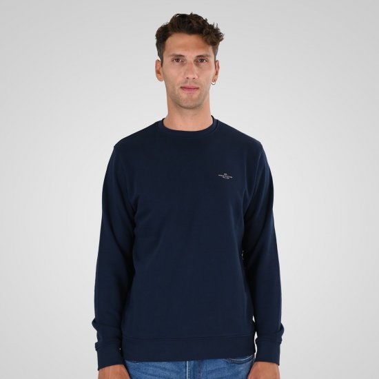 Double Outfitters MTOP-1141 Sweatshirt Navyblau - Herren-sweater und -hoodies - Herren-Sweater und -Hoodies in großen Größen