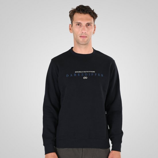 Double Outfitters MTOP-1151 Sweatshirt Schwarz - Herren-sweater und -hoodies - Herren-Sweater und -Hoodies in großen Größen