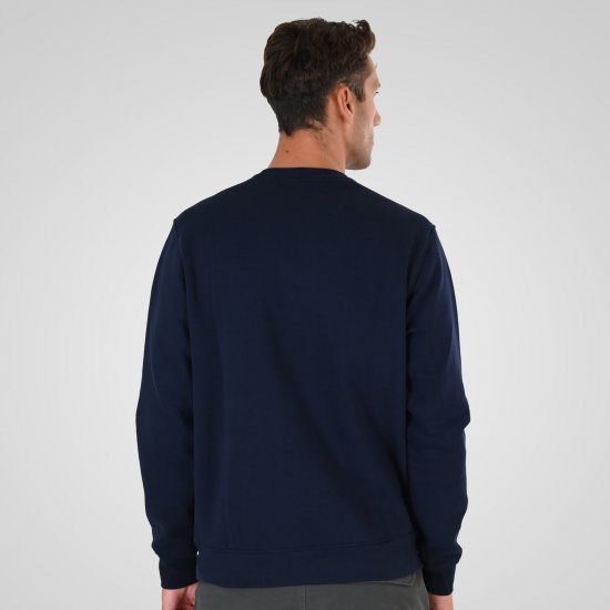 Double Outfitters MTOP-1151 Sweatshirt Navyblau - Herren-sweater und -hoodies - Herren-Sweater und -Hoodies in großen Größen