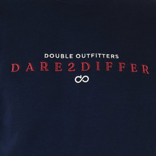 Double Outfitters MTOP-1151 Sweatshirt Navyblau - Herren-sweater und -hoodies - Herren-Sweater und -Hoodies in großen Größen