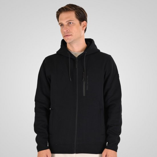 Double Outfitters MTOP-1160 Kapuzenjacke mit Reißverschluss Schwarz - Herren-sweater und -hoodies - Herren-Sweater und -Hoodies in großen Größen