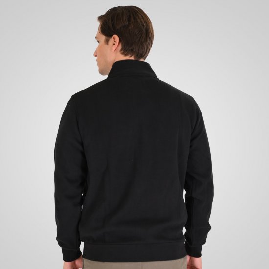 Double Outfitters SEL-1168 Sweatjacke mit Reißverschluss Schwarz - Herren-sweater und -hoodies - Herren-Sweater und -Hoodies in großen Größen