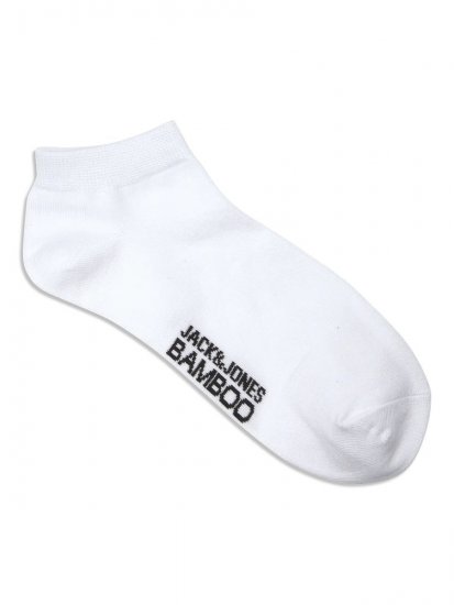 Jack & Jones Basic Bambus-Sneakersocken Weiß 5er-Pack - Herrenunterwäsche & bademode - Herrenunterwäsche & Bademode in großen Größen