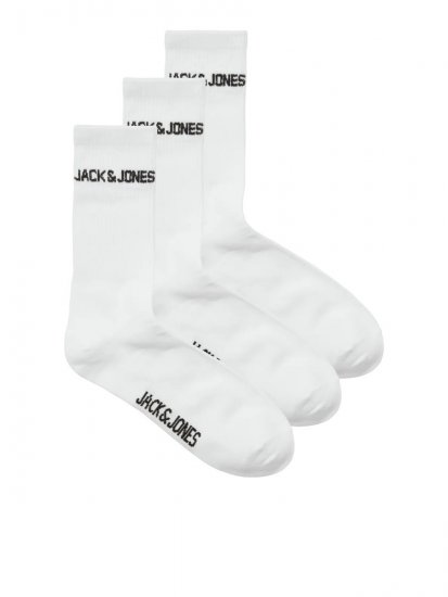Jack & Jones Melvin Tennissocken Weiß 3er-Pack - Herrenunterwäsche & bademode - Herrenunterwäsche & Bademode in großen Größen