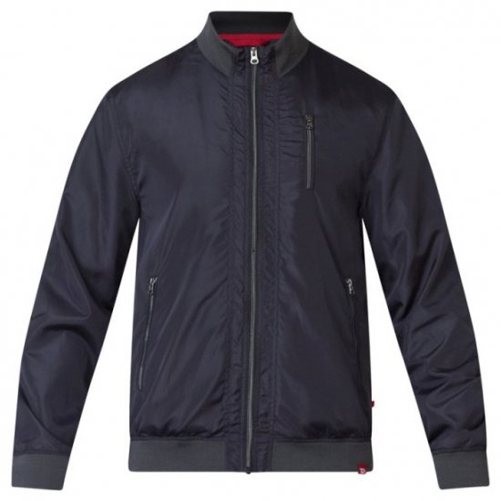 D555 Terron Bomber Jacket Black - Herren jacken - Herren Jacken in großen Größen