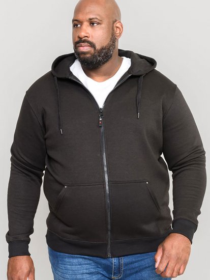 Rockford Cantor Kapuzensweatjacke Schwarz - Herren-sweater und -hoodies - Herren-Sweater und -Hoodies in großen Größen