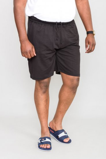 D555 John "Lightweight" Joggingshorts Schwarz - Jogginghosen für herren - Jogginghosen für Herren in großen Größen