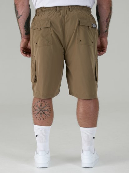 D555 Nick Cargoshorts mit Elastischem Bund Beige - Herrenshorts - Herrenshorts in großen Größen