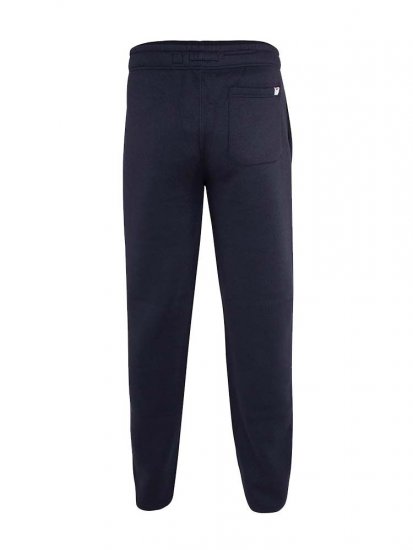 D555 Mayson Embroidered And Applique Open Hem Jogger With Drawcord Navy - Jogginghosen für herren - Jogginghosen für Herren in großen Größen