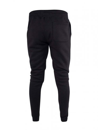 D555 Brandon Sweatpants with Tapered leg Black - Jogginghosen für herren - Jogginghosen für Herren in großen Größen