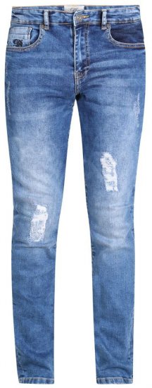 D555 Boxwell Ripped Jeans Stonewash - Herren-jeans & -hosen - Herren-Jeans & -Hosen in großen Größen