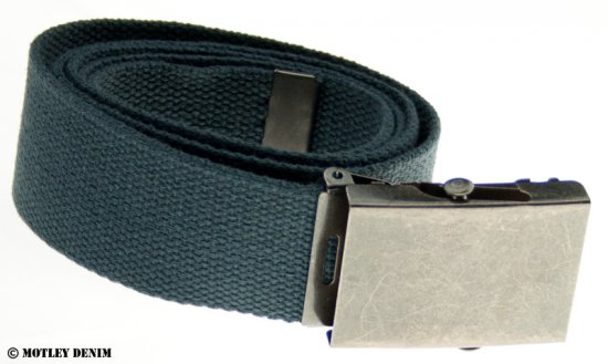 Duke Charcoal Canvas belt - Lange Gürtel für Männer - Lange Gürtel für Männer