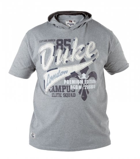 Duke London Hood T-shirt - Herren-T-Shirts in großen Größen - Herren-T-Shirts in großen Größen