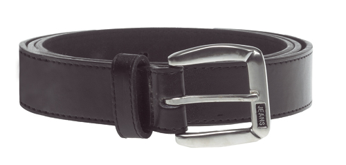 Duke Black Jeans belt, 3,5cm - Lange Gürtel für Männer - Lange Gürtel für Männer