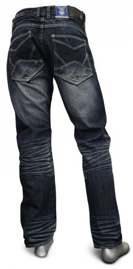 K.O. Jeans 1753 Dark Wash - Herren-jeans & -hosen - Herren-Jeans & -Hosen in großen Größen