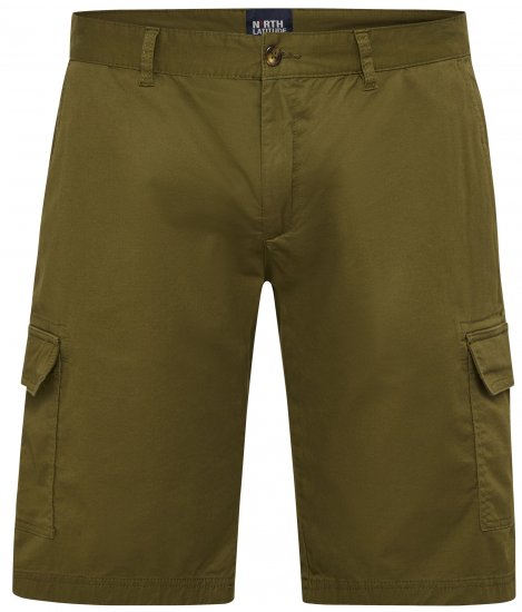 North Latitude 51133 Cargo Shorts Armeegrün - Herrenshorts - Herrenshorts in großen Größen
