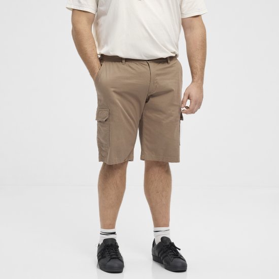 North Latitude 51133 Cargo Shorts Dunkelbeige - Herrenshorts - Herrenshorts in großen Größen