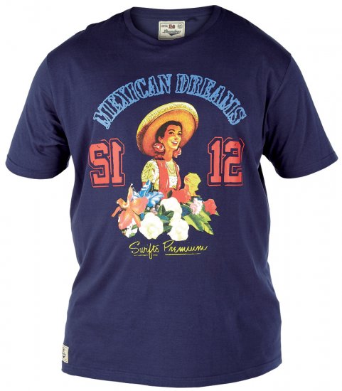 Duke Delmar Tee + Shirt - Herrenhemden - Herrenhemden in großen Größen