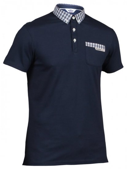 Mish Mash Scottie Navy - Polo-Shirts für Herren in großen Größen - Polo-Shirts für Herren in großen Größen