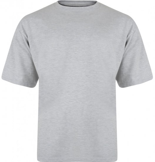 Kam Jeans T-shirt Grey - Herren-T-Shirts in großen Größen - Herren-T-Shirts in großen Größen