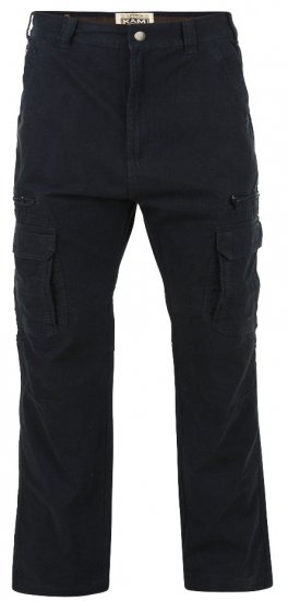 Kam Jeans Cargohose Schwarz - Herren-Jeans & -Hosen in großen Größen - Herren-Jeans & -Hosen in großen Größen