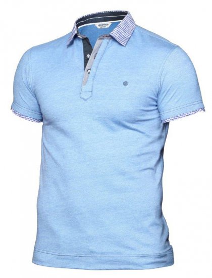Mish Mash Swift Blue - Polo-Shirts für Herren in großen Größen - Polo-Shirts für Herren in großen Größen