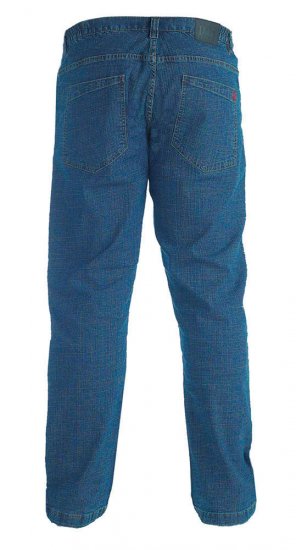 Duke Bailey Relaxed Comfort Fit Stretch Jeans With Elasticated Waist Stonewash - Herren-jeans & -hosen - Herren-Jeans & -Hosen in großen Größen