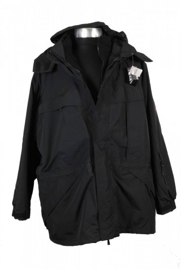 Marc & Mark 2-layer Skijacket Black - Herren arbeitskleidung - Herren Arbeitskleidung Große Größen