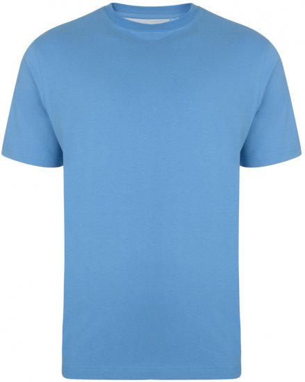 Kam Jeans T-shirt Blau - Herren-T-Shirts in großen Größen - Herren-T-Shirts in großen Größen