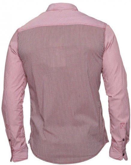 Mish Mash Bewilder Red - Herrenhemden - Herrenhemden in großen Größen