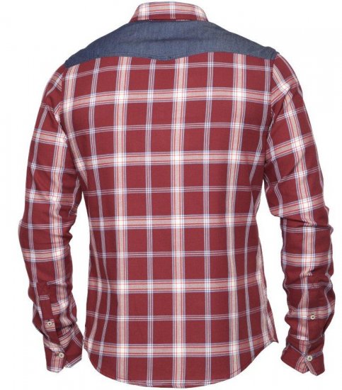 Mish Mash Tour Red - Herrenhemden - Herrenhemden in großen Größen